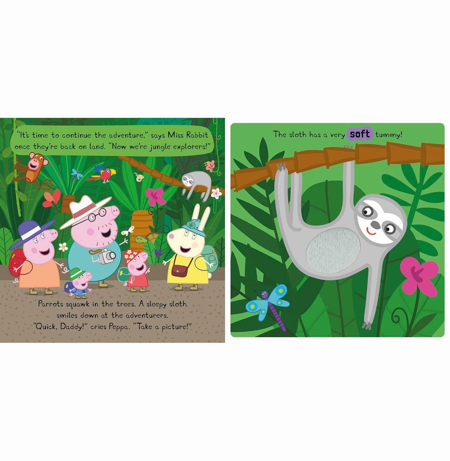 Educational fun Peppa Pig: PeppaS Adventure Holiday: A Touch:And:Feel Playbook [Hardcover] Peppa Pig