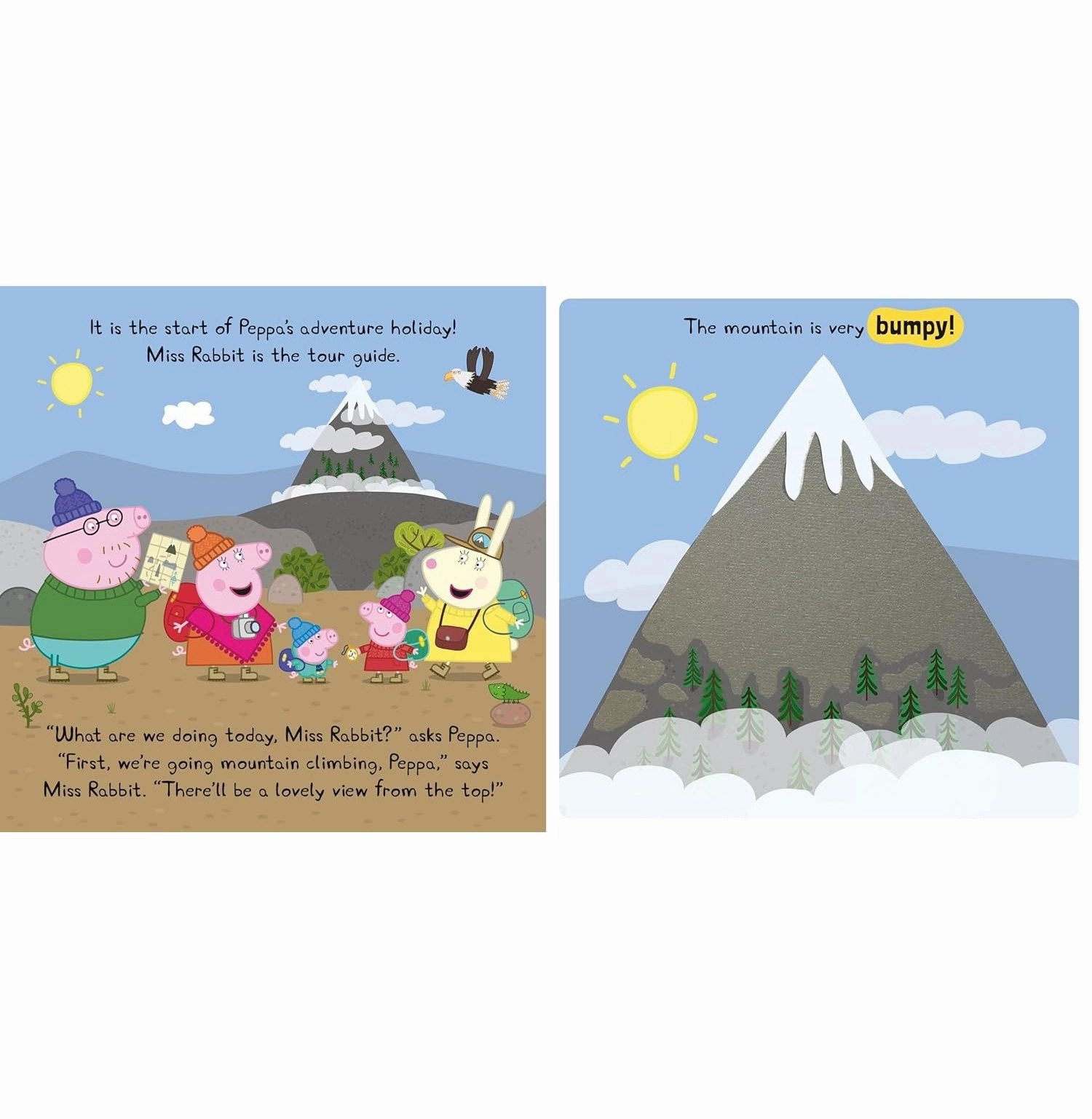 Educational fun Happy hands Peppa Pig: PeppaS Adventure Holiday: A Touch:And:Feel Playbook [Hardcover] Peppa Pig