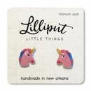 Pink Rainbow Unicorn Earrings Mindful play