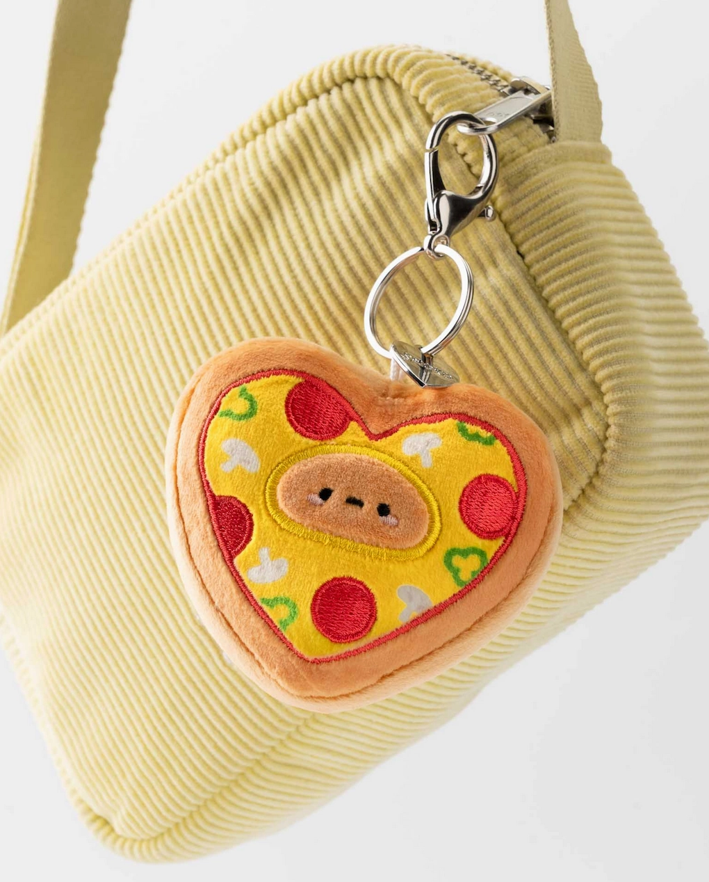 Busy kids Play & learn Pizza Heart Tayto Potato Bag Charm