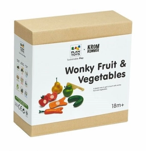 Plan Toys Wonky Fruit & Vegetables Exploration made fun Moments of imagination