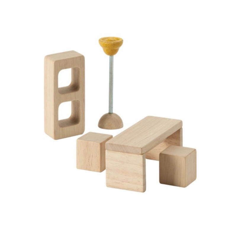 Sensory fun for little hands Planspace Modular Wooden Dollhouse -  Kitchen And Dining Room