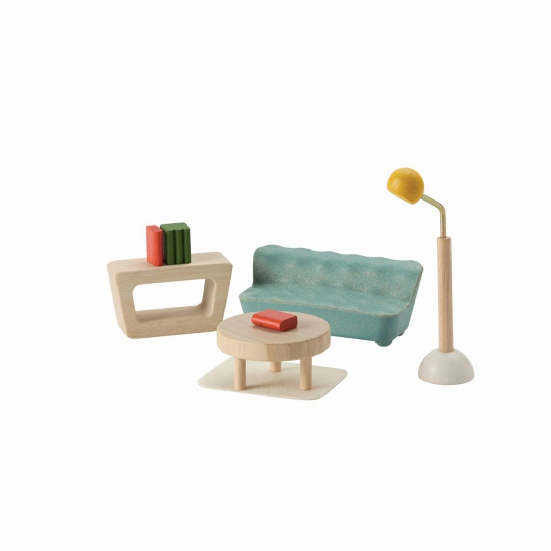 Discover & grow Planspace Modular Wooden Dollhouse - Living Room