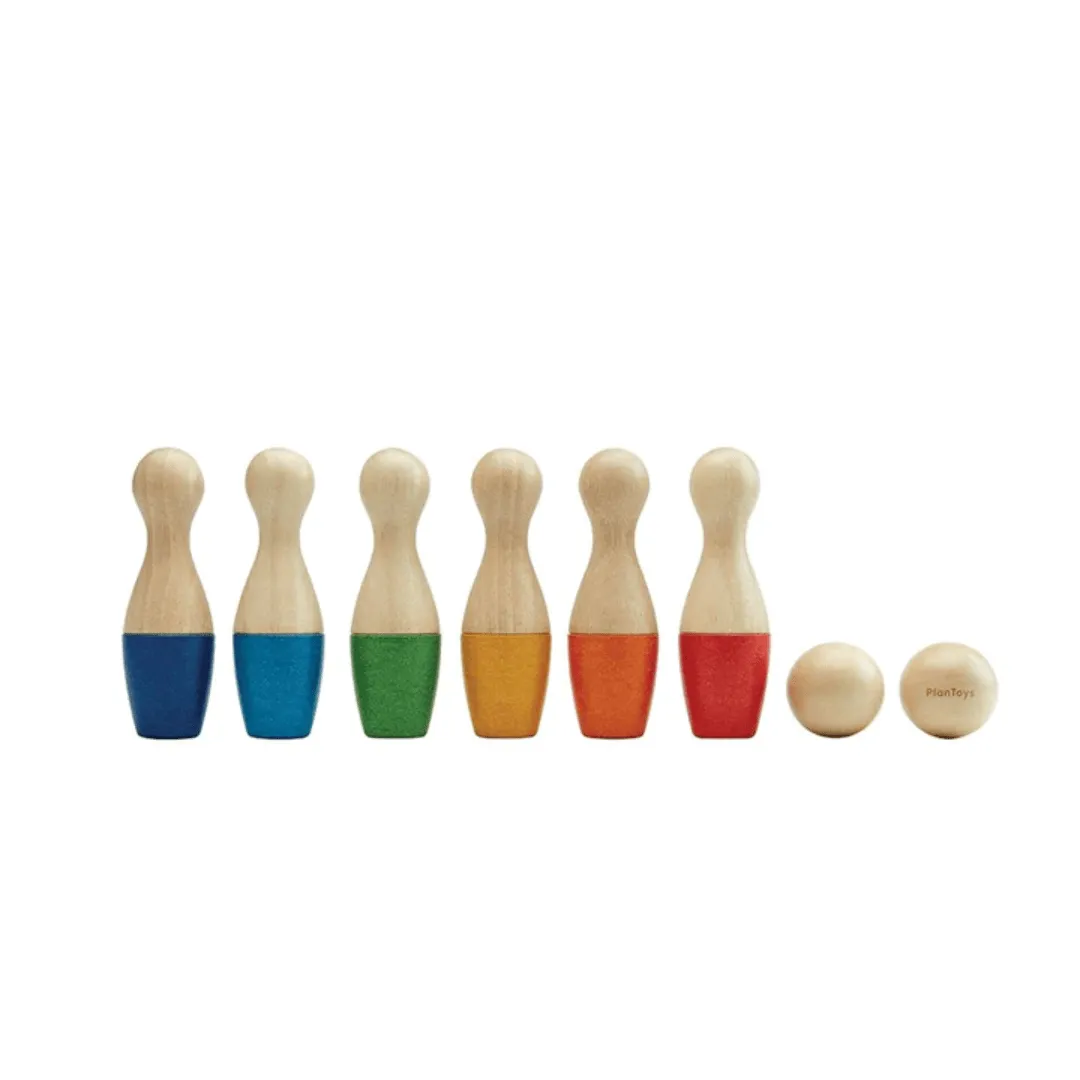 Wooden Bowling Set Parent-approved learning