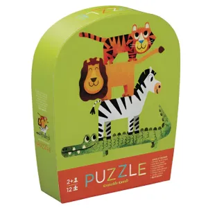 Play & learn Curiosity starters 12 Pc Mini Puzzle - Jungle Friends