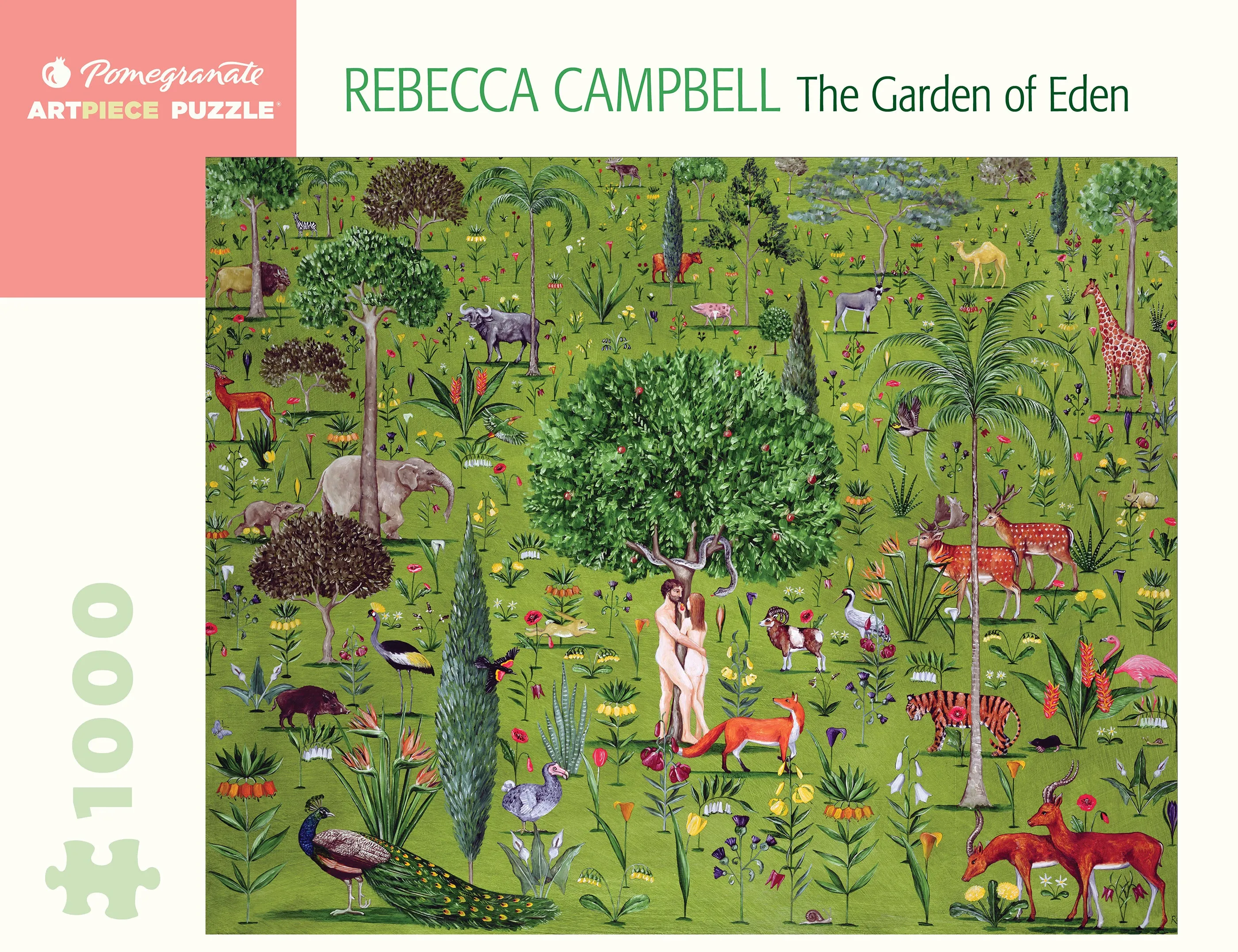 Rebecca Campbell "The Garden Of Eden" 1000-Piece Jigsaw Puzzle Discover & grow