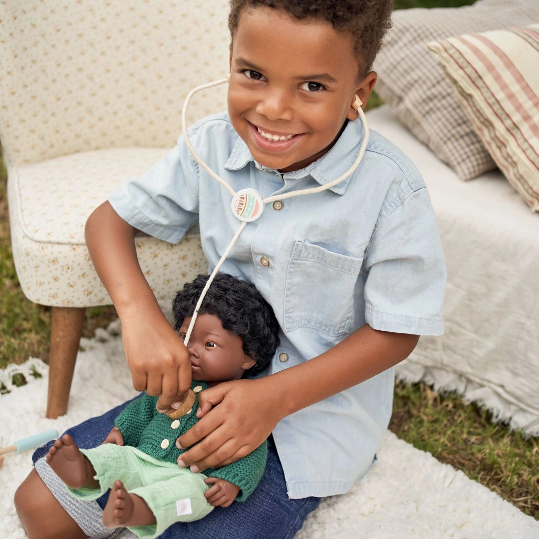 Doll-Sized Wooden Doctor Set Mini makers Parent-approved learning