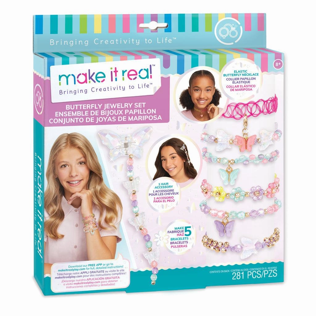 Parent-approved learning Kid-focused experiences Make It Real 13213 - Butterfly Jewellery Set