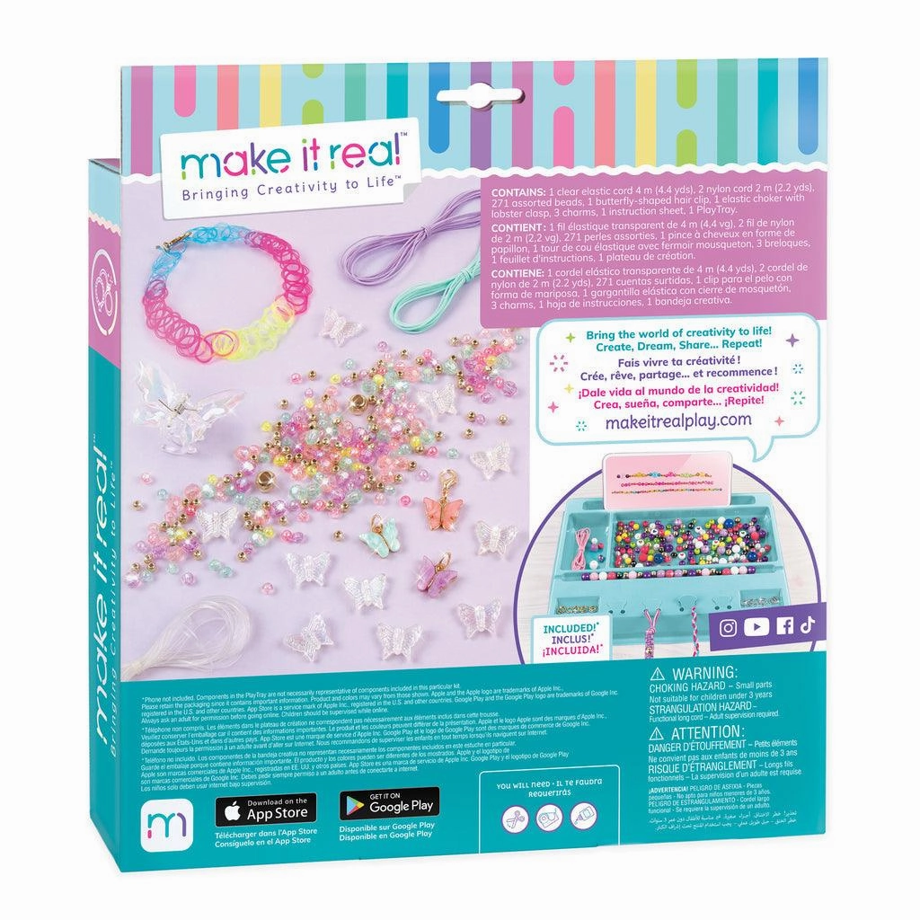 Tiny thinkers Little hands Make It Real 13213 - Butterfly Jewellery Set