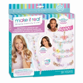 Parent-approved learning Kid-focused experiences Make It Real 13213 - Butterfly Jewellery Set