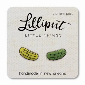 Pickle Earrings Learn & grow Holistic