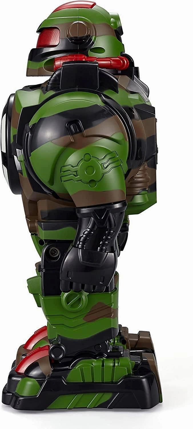 Creative time for curious minds Roboshooter Remote Control Interactive Robot - Camouflage