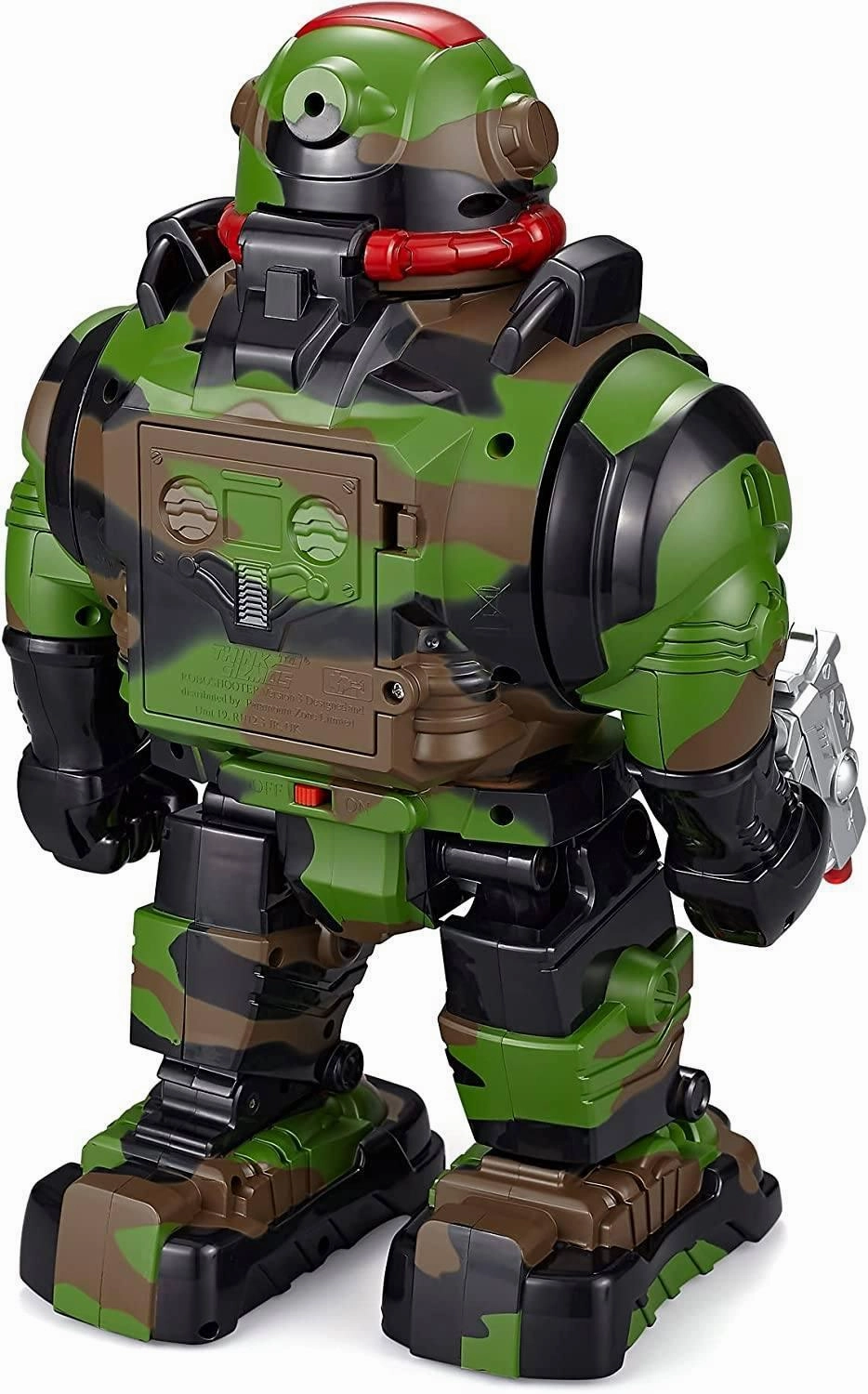 Roboshooter Remote Control Interactive Robot - Camouflage Child development Curiosity starters