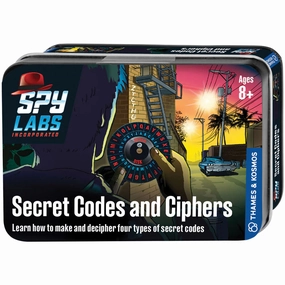 Spy Labs Secret Codes And Ciphers Tin Young imaginations