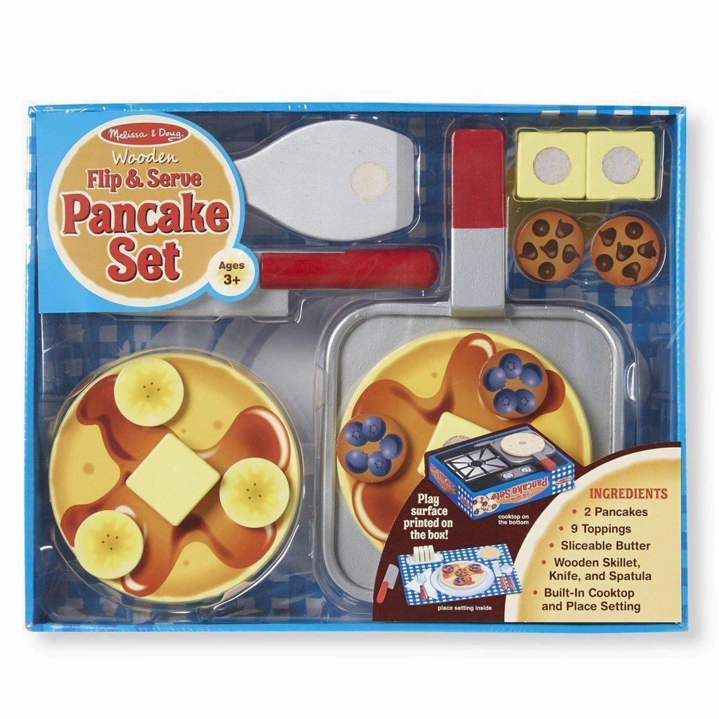 Wooden Flip & Serve Pancake Set Creative minds