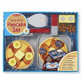 Wooden Flip & Serve Pancake Set Creative minds