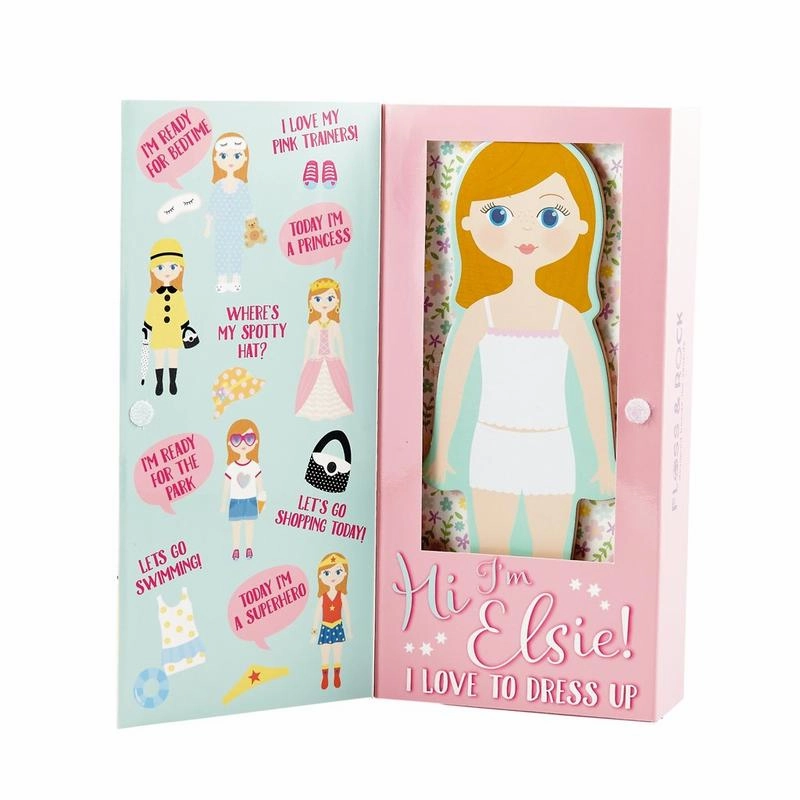 Engaging young minds Parent-approved learning Elsie Magnetic Dress Up Kit