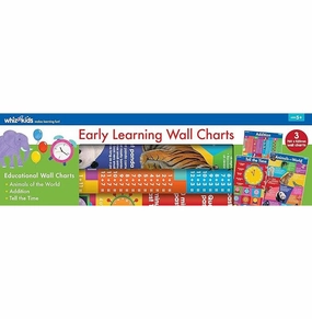 Whiz Kids 3 Pack Wall Charts : Early Learning [Poster] Hands-on discovery