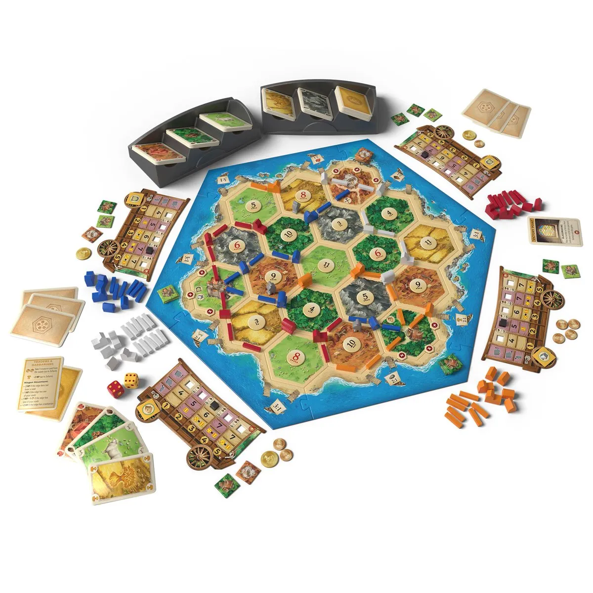 Little learners Catan - 6Th Edition Traders & Barbarians Expansion