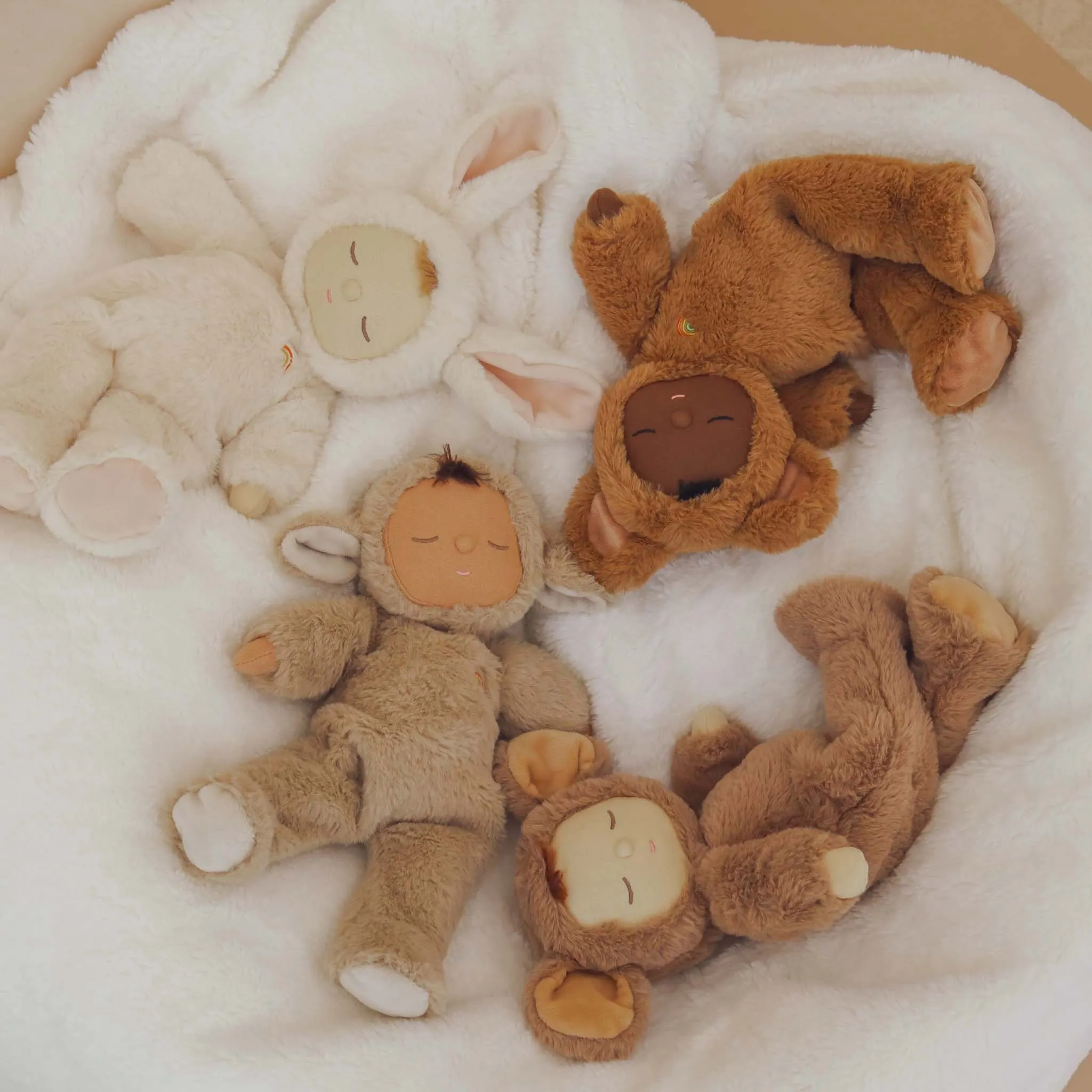 Cozy Dinkums - Bunny Moppet Mindful play Young minds at work