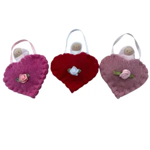 Felt Heart Pocket Baby Learn & grow