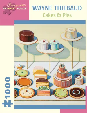 Pomegranate "Cakes & Pies" 1000 Piece Puzzle By Wayne Thiebaud Educational fun