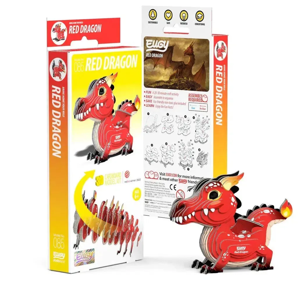 Red Dragon 3D Puzzle Engaging young minds Thoughtful learning