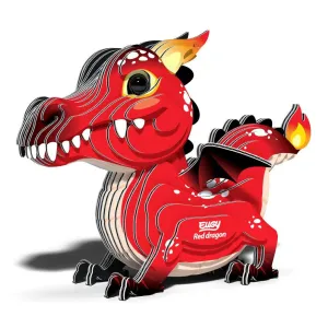 Red Dragon 3D Puzzle Young explorers Playful learning