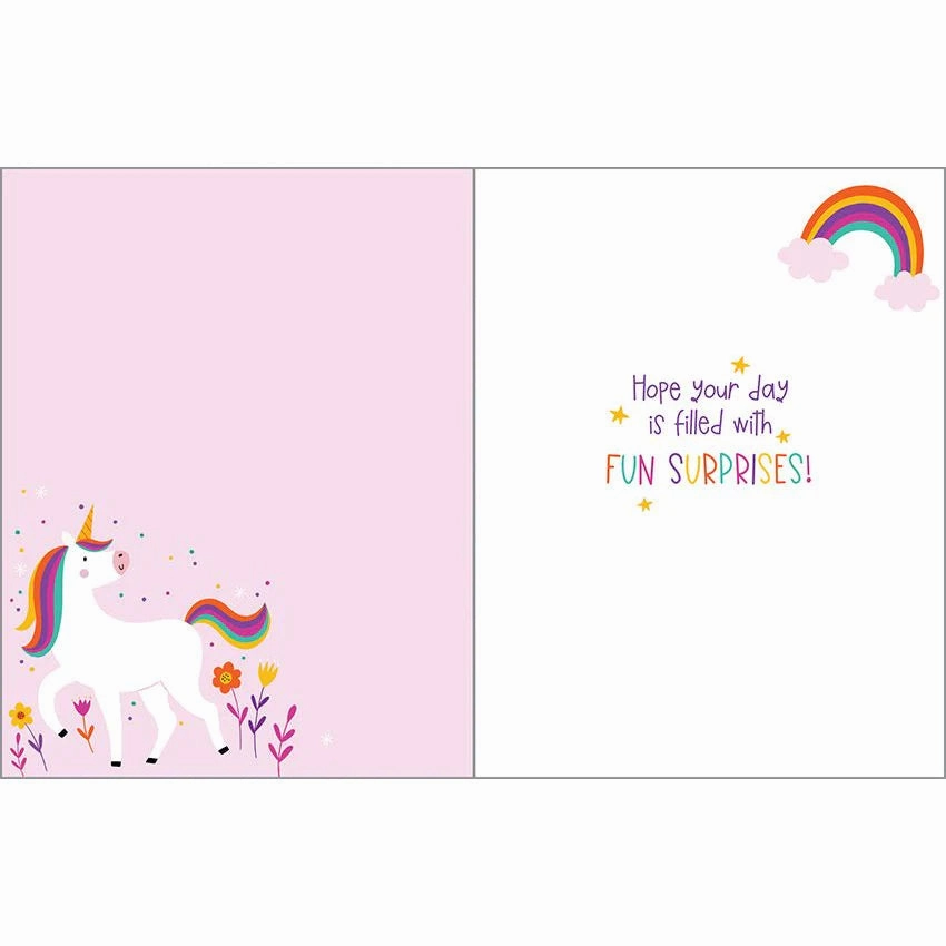Magical Unicorn Birthday Card Kids discovery tools First explorers