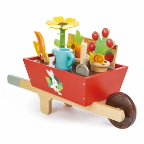 Young imaginations Educational fun Wooden Garden Wheelbarrow Set
