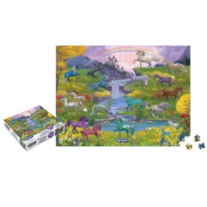 Breyer Unicorn Jigsaw Puzzle 500Pc Smart kids gear Thoughtful learning