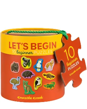 Kid-centered learning Let'S Begin Puzzle 2 Pc - Aussie Animals