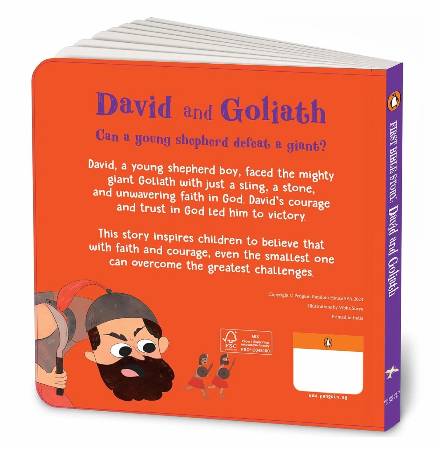 First Bible Story: David And Goliath (Old Testament) Learning fun