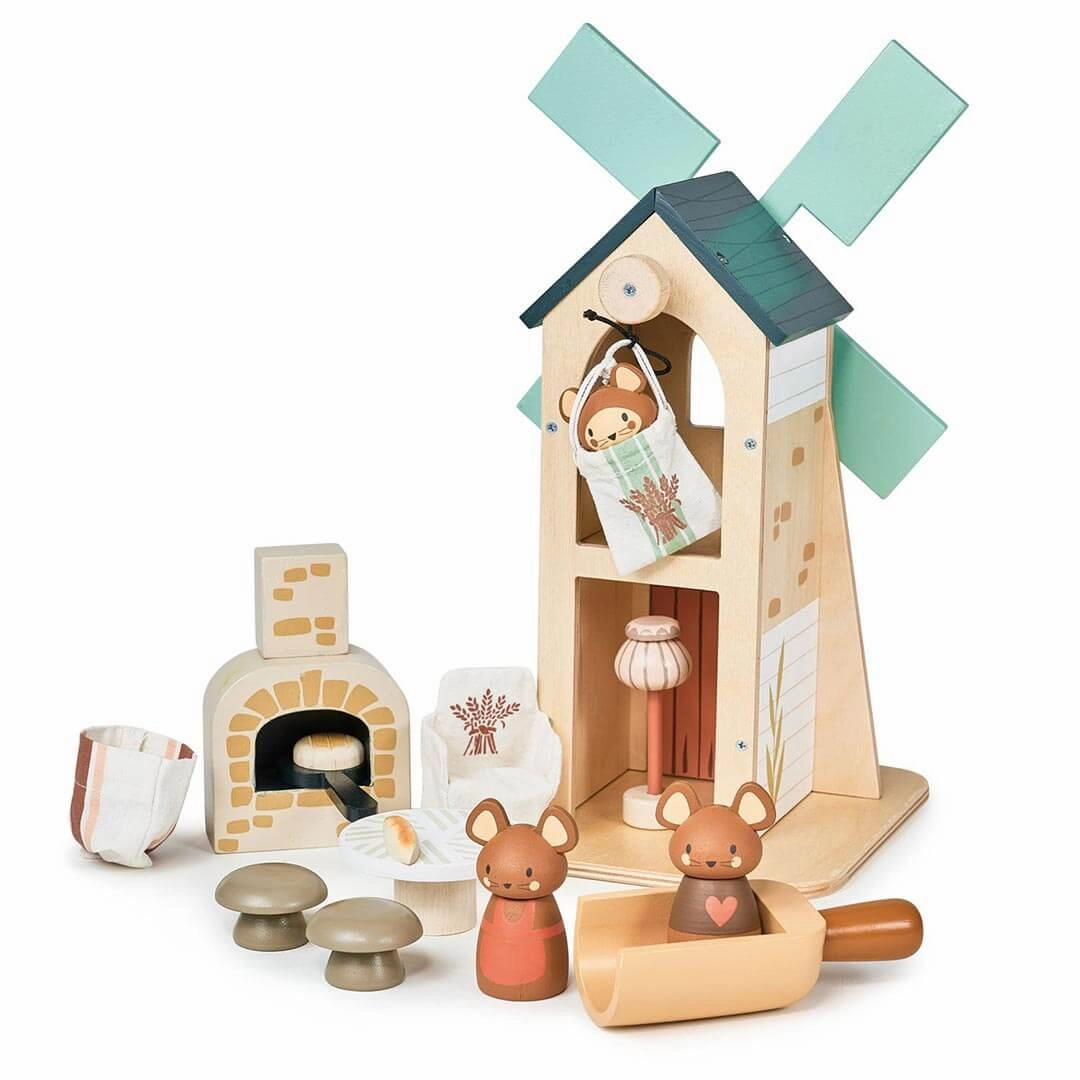 Sensory fun for little hands Penny'S Wooden Windmill Bakery