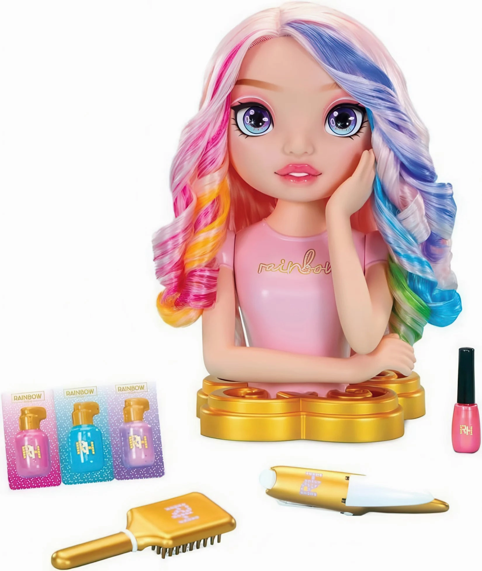 Designed for development Play-based education Rainbow High Bella Parker Styling Head Playset
