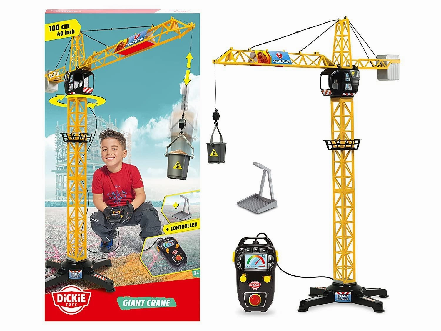 Growth tools Dickie Toys Remote Control Giant Crane Playset 100Cm