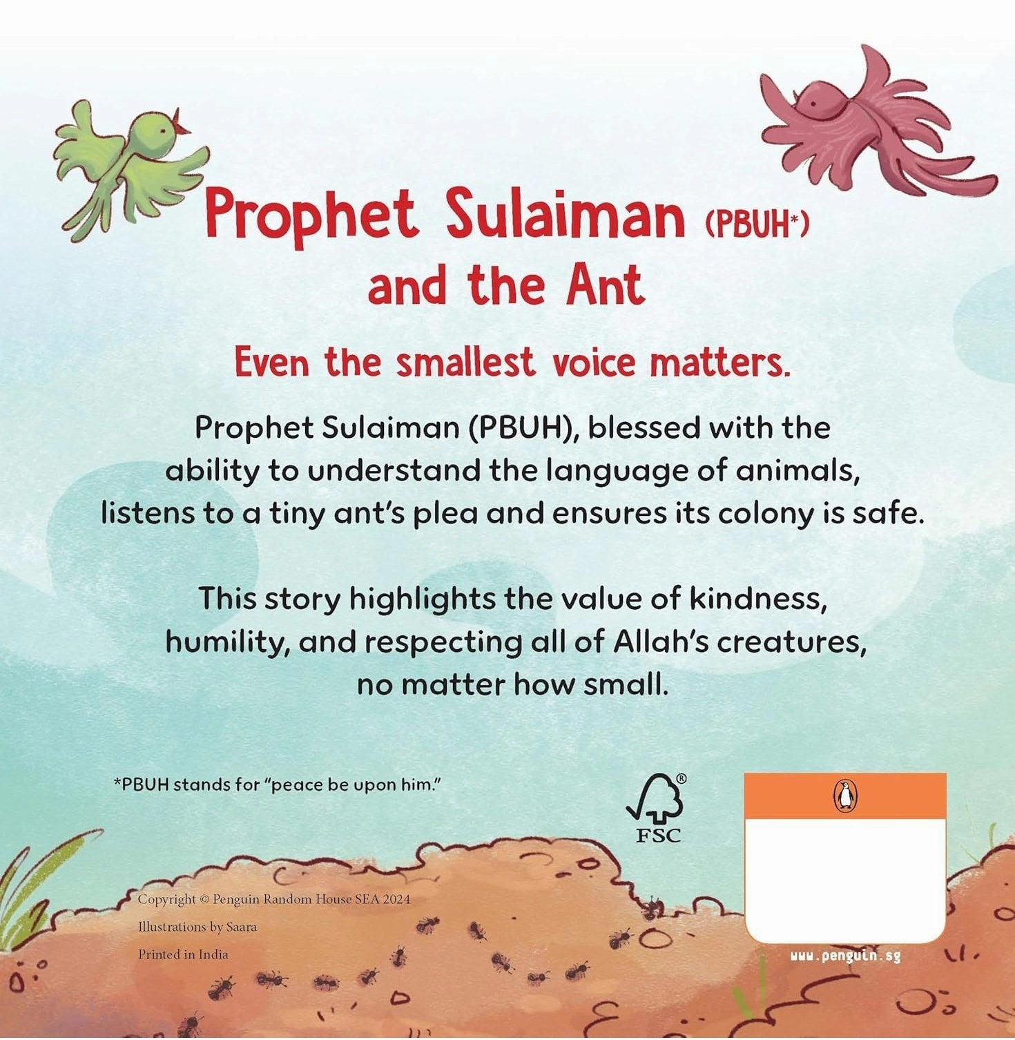 Home learning tools Growing minds First Quran Story: Prophet Sulaiman (Pbuh) And The Ant