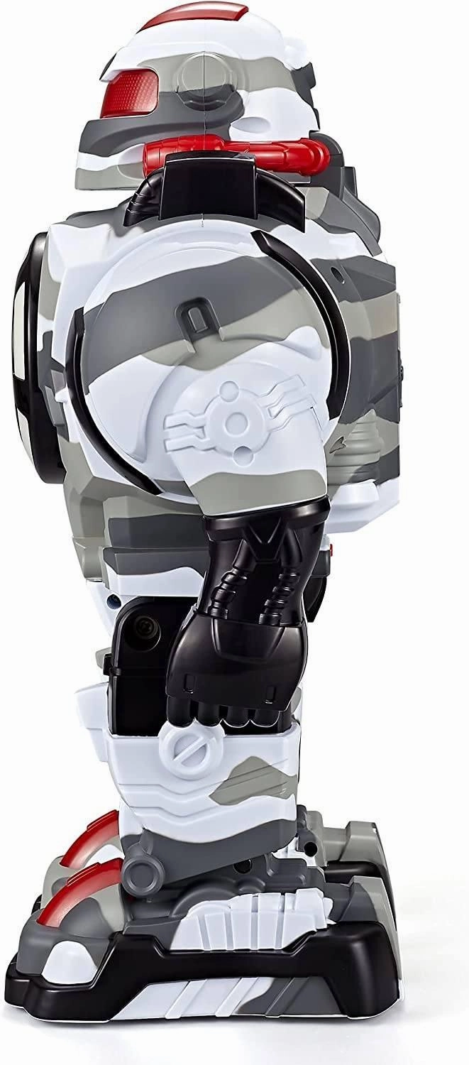 Roboshooter Remote Control Interactive Robot - White Exploration made fun Tools for tiny thinkers