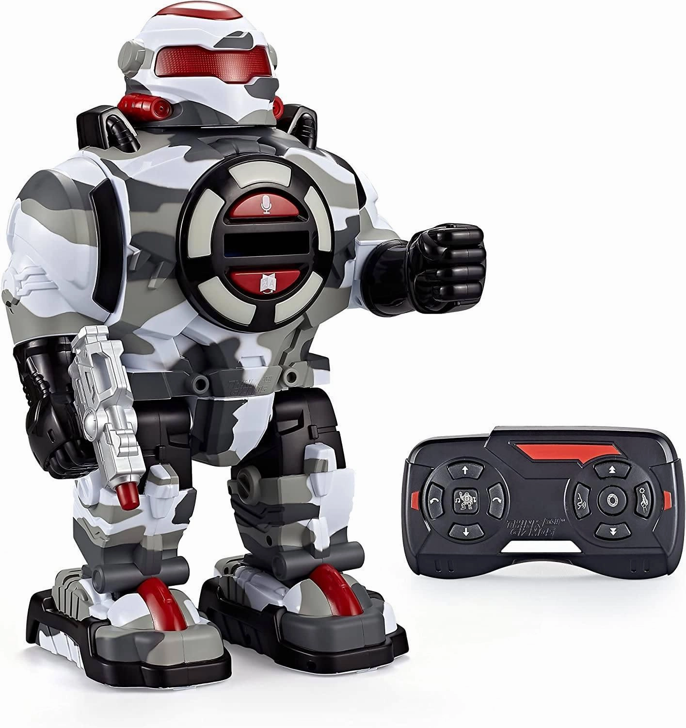 Roboshooter Remote Control Interactive Robot - White Kid-focused experiences Child development
