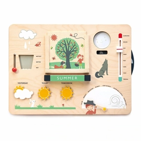 Early discovery Seasonal Wooden Weather Station