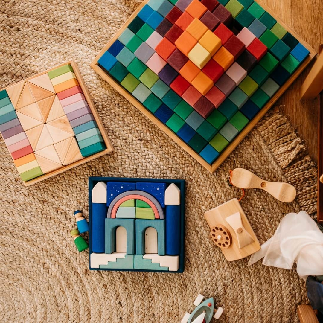 Learn at home Wooden Building World Polar Light Set