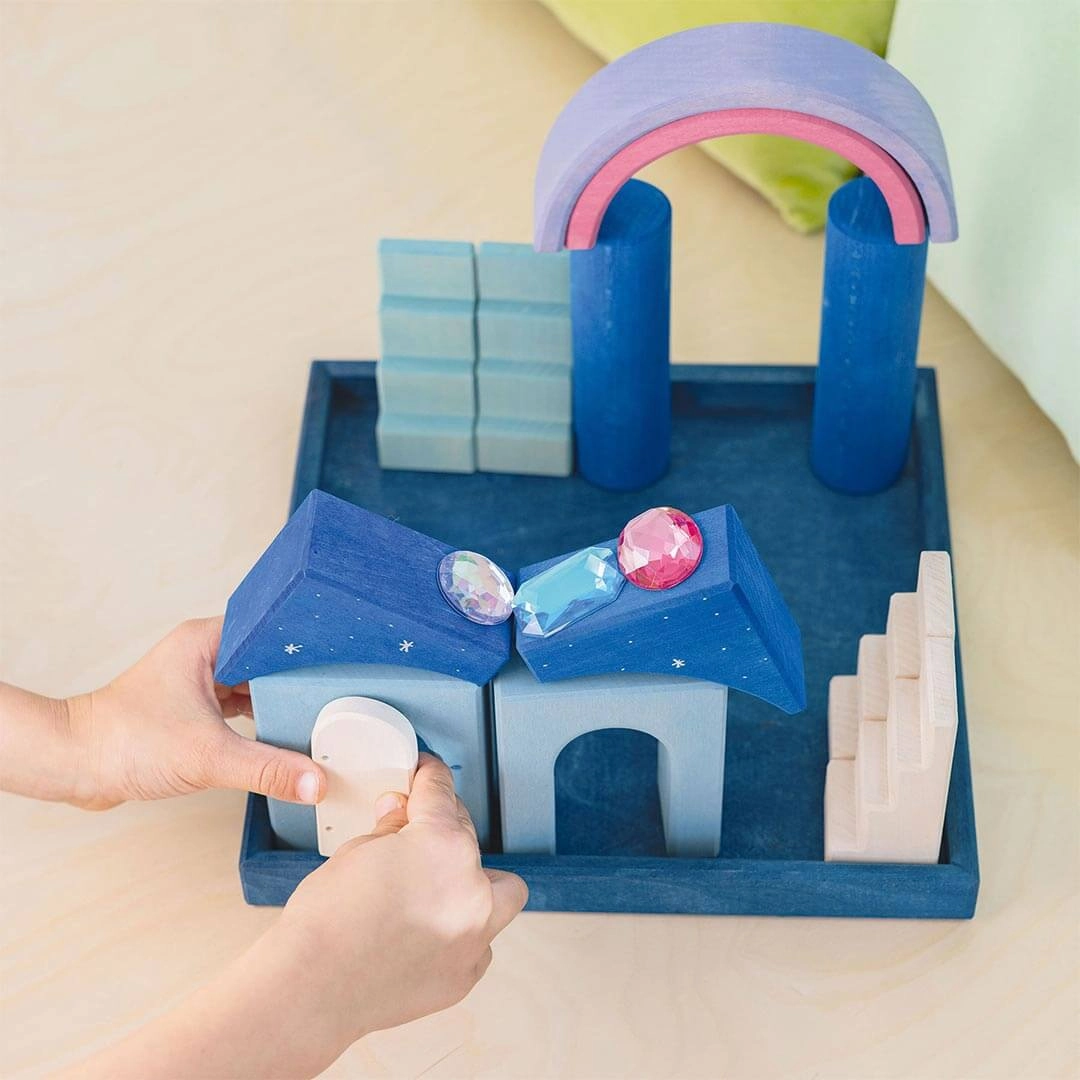 Wooden Building World Polar Light Set Child development