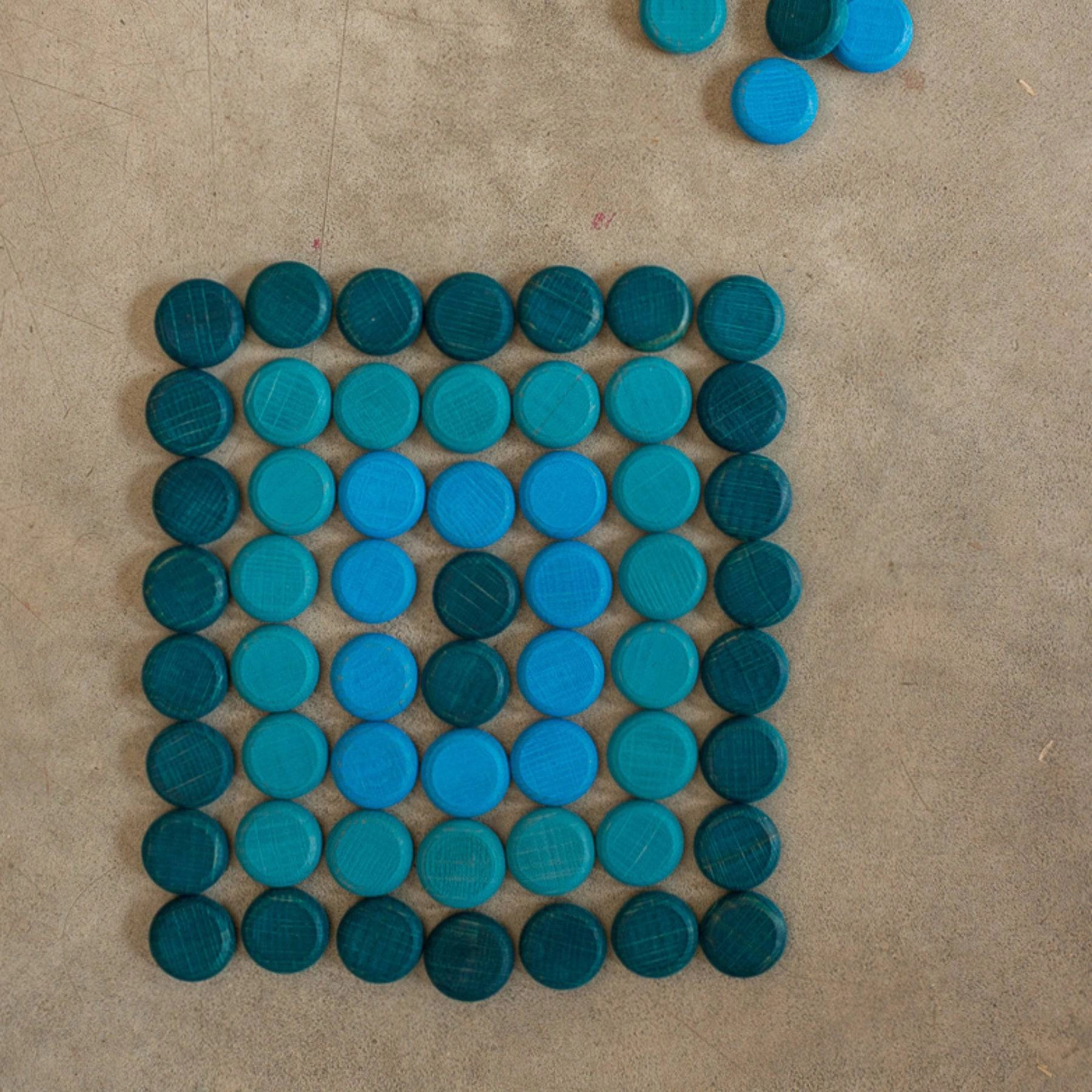 Wooden Mandala Set, Little Blue Coins Parent-approved learning Playroom adventures begin here