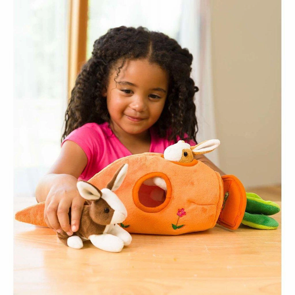 Holistic Plush Bunnies And Carrot Cottage