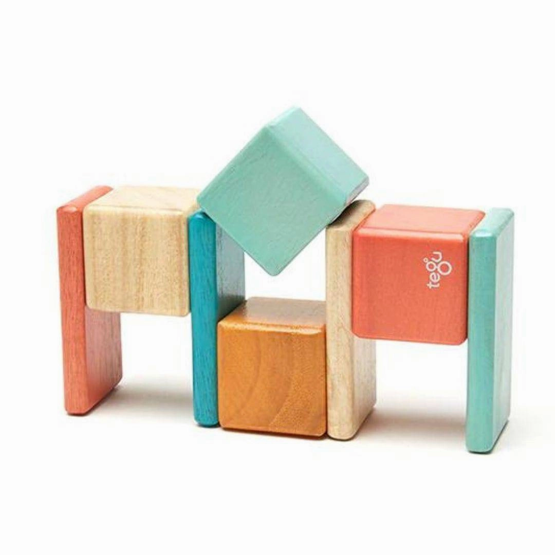 Pocket Pouch Wooden Magnetic Blocks - Sunset Smart activities for young learners Exploration gear