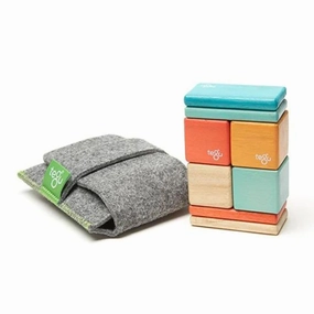 Pocket Pouch Wooden Magnetic Blocks - Sunset Play & learn