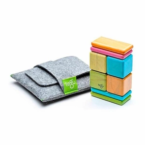 Pocket Pouch Wooden Magnetic Blocks - Tints Learning tools