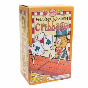 Pocket-Sized Wooden Cribbage Set First explorers
