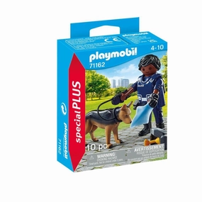 Young minds at work Policeman With Sniffer Dog 71162