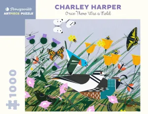 Pomegranate Charley Harper "Once There Was A Field" 1000 Piece Jigsaw Puzzle Creative kids